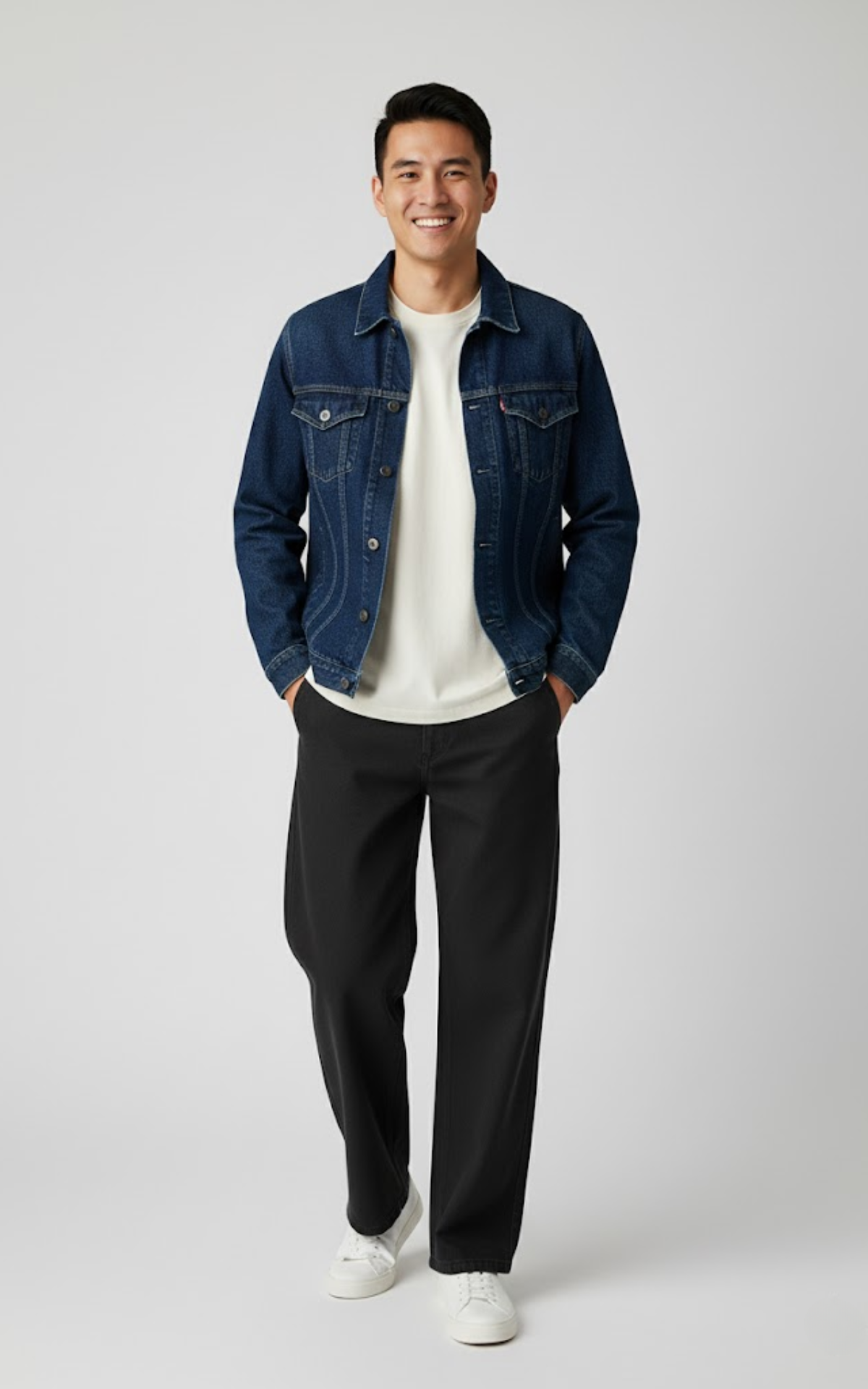 The Atlas 2 Wide-Leg Denim Jeans Modern Relaxed Fit Cotton Denim