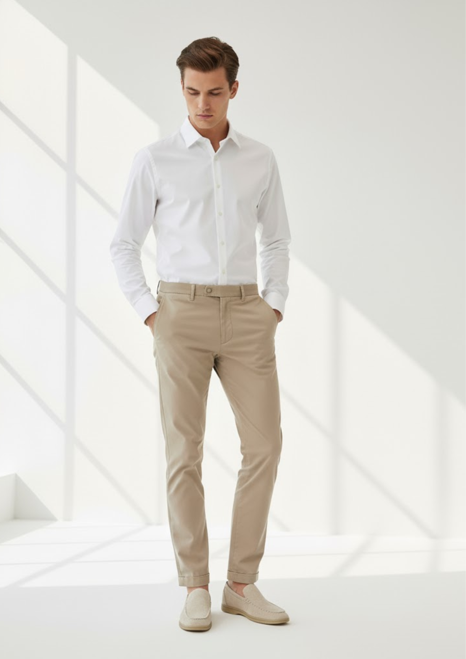 Men’s Classic Suede Loafers – Slip-On Casual Dress Shoes