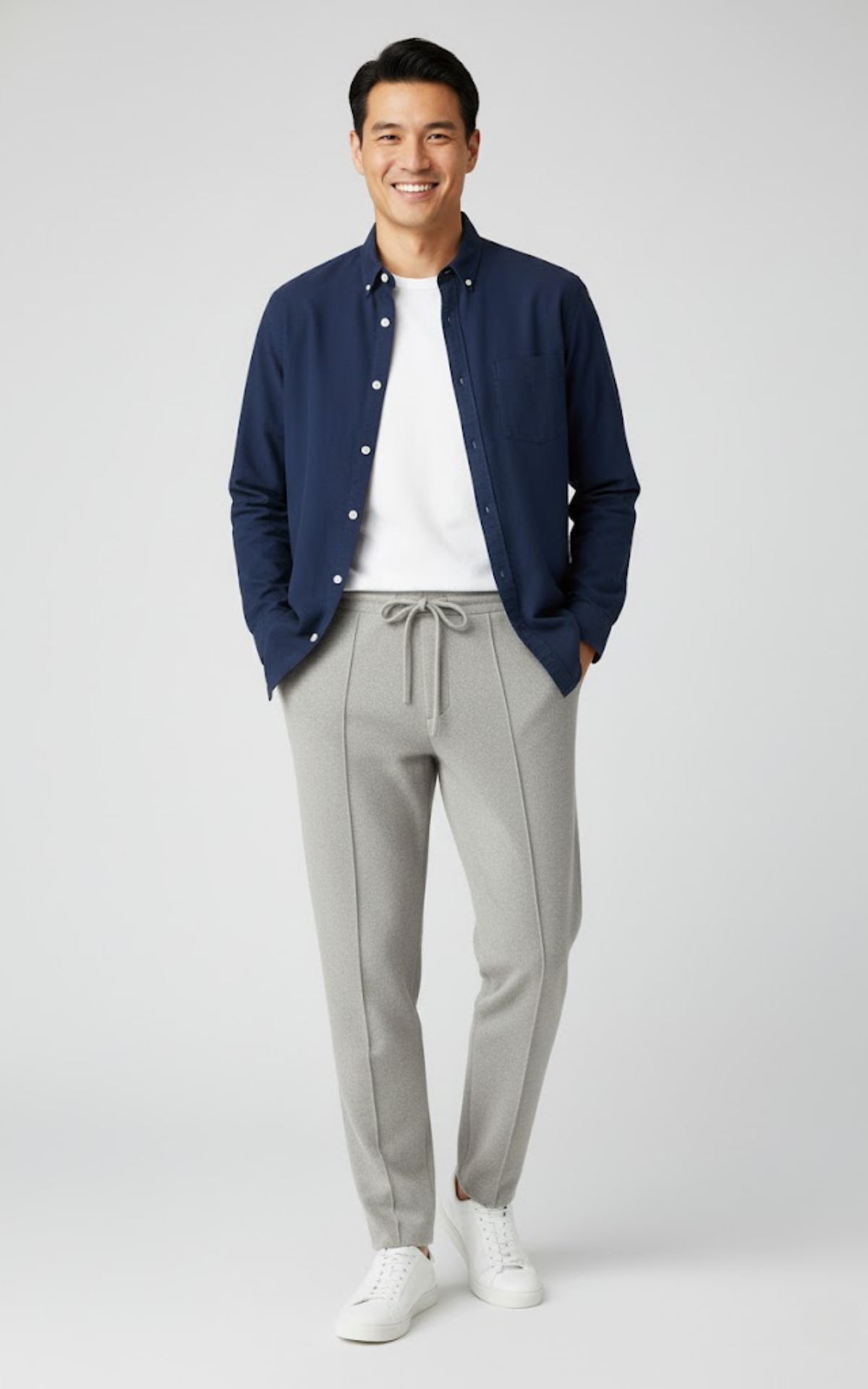 Men’s Premium Cashmere-Blend Knit Jogger Pants