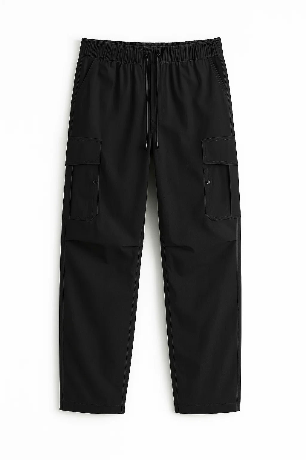 Men’s Cargo Pants with Drawstring Waist – Relaxed Fit Utility Trousers with Pockets