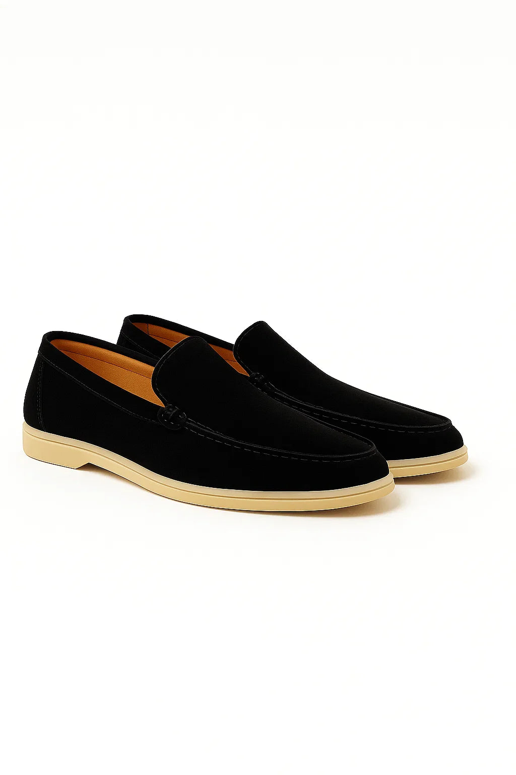 Men’s Classic Suede Loafers – Slip-On Casual Dress Shoes